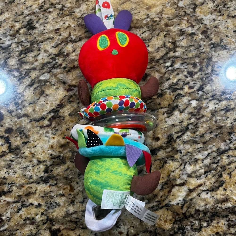Eric Carle The Very Hungry Caterpillar Vibrating Plush Activity Stroller Toy 11"